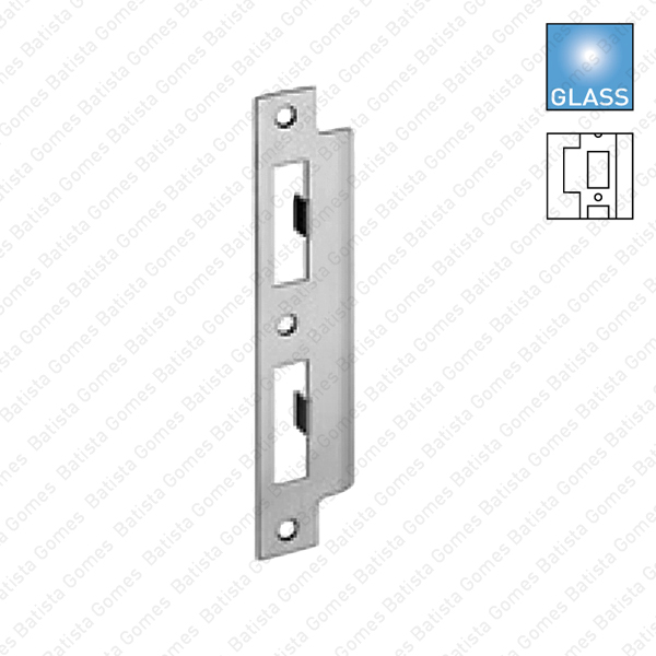 Chapa testa compat�vel com fechaduras s�ries F.320V e F.330V